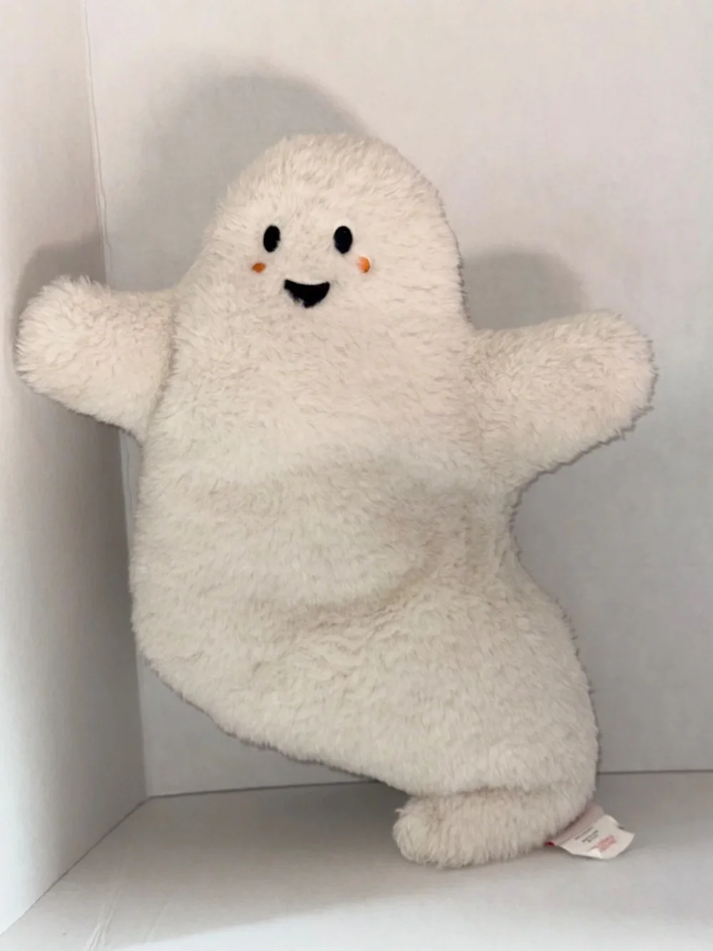 Halloween White Ghost W/Lights Decorative plush 18in